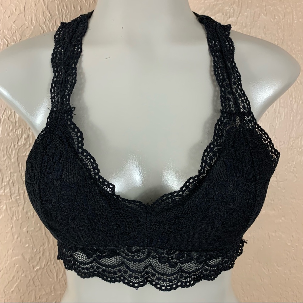 Black Lace Racerback Bralette